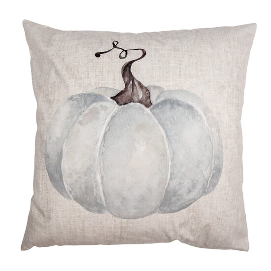Clayre &amp; Eef   | Kussenhoes Beige Grijs 45x45 cm | CSP21