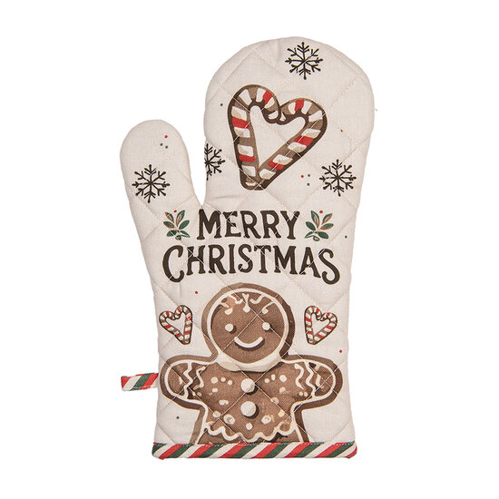 Clayre & Eef | Ovenwant Beige Bruin 18x30 cm | CGM44