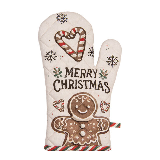 Clayre & Eef | Ovenwant Beige Bruin 18x30 cm | CGM44