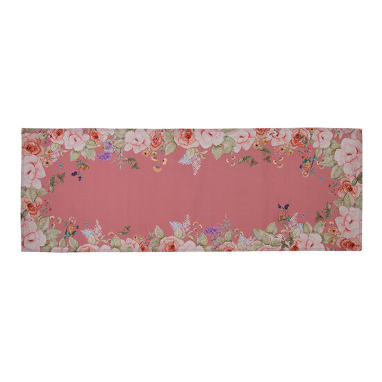 Clayre & Eef | Tafelloper Roze Beige 50x140 cm | FFA64P