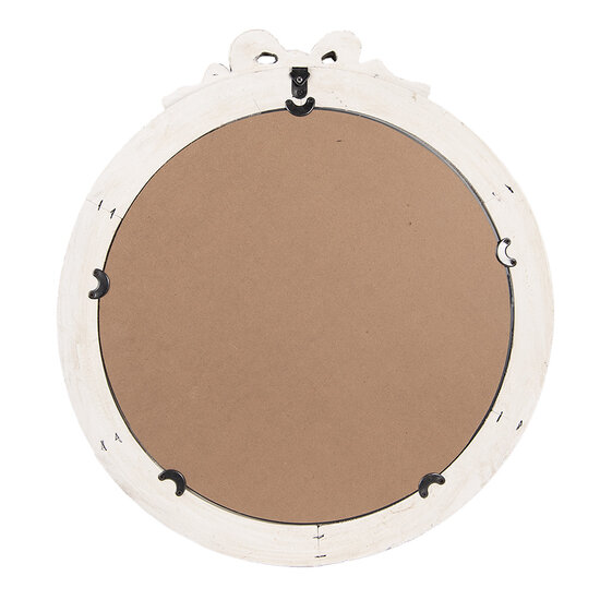 Clayre & Eef | Wandspiegel Wit 48x6x52 cm | 52S328