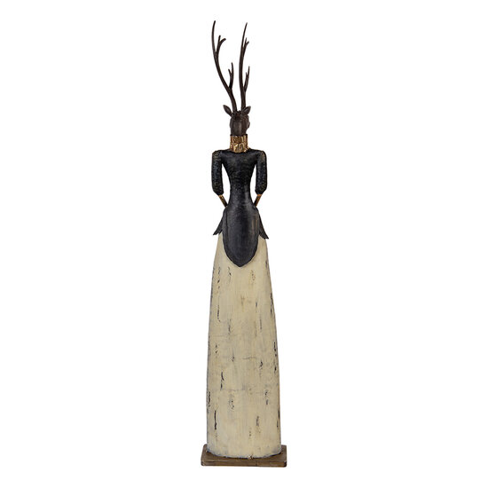 Clayre & Eef | Decoratie Hert Bruin Beige 17x10x86 cm | 5Y1313