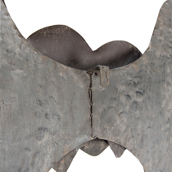 Clayre & Eef | Wanddecoratie Vleugels Grijs Bruin 79x6x113 cm | 5Y1333