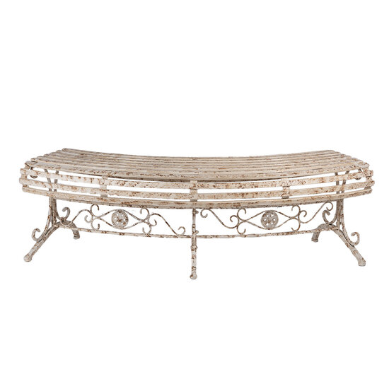 Clayre & Eef | Tuinbank Beige Bruin 157x55x48 cm | 5Y1337
