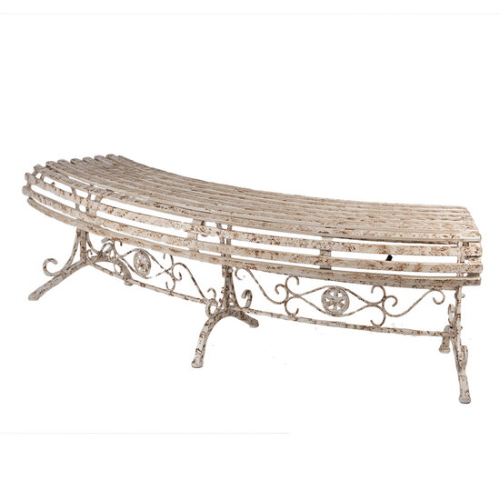 Clayre & Eef | Tuinbank Beige Bruin 157x55x48 cm | 5Y1337