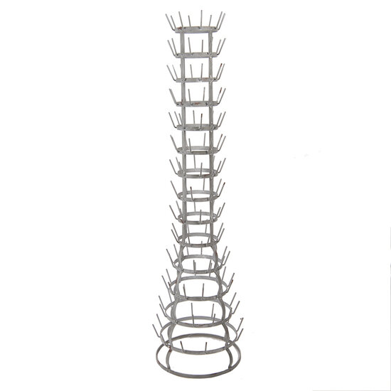 Clayre & Eef | Mokkenrek Grijs ø 41x148 cm | 5Y1361
