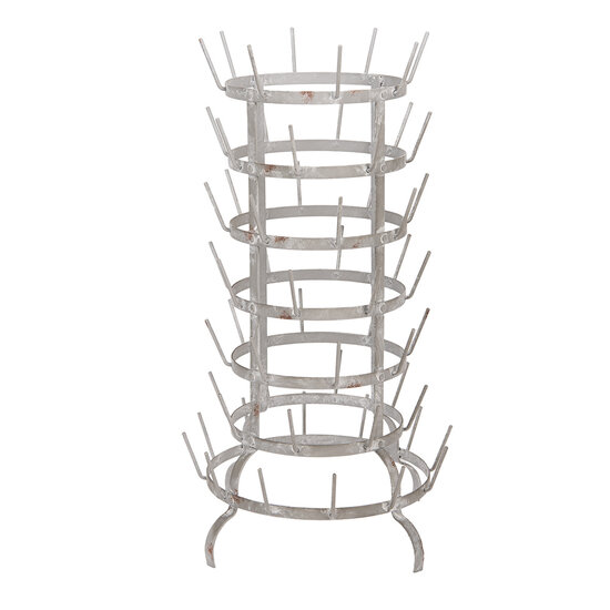 Clayre & Eef | Mokkenrek Grijs ø 37x66 cm | 5Y1362
