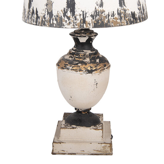 Clayre & Eef | Bureaulamp Beige Bruin ø 32x60 cm E27/max 1x60W | 6LMC0110