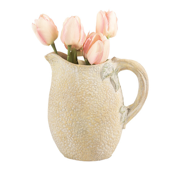 Clayre & Eef | Decoratieve Schenkkan Geel Groen 20x15x20 cm | 6TE0576