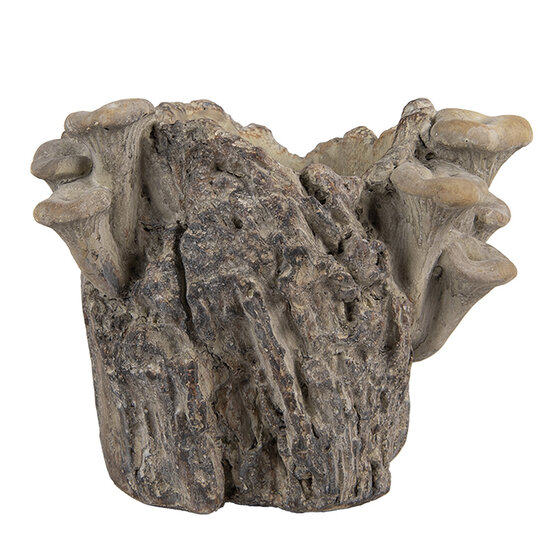 Clayre & Eef | Bloempot Binnen Bruin Beige 19x17x16 cm | 6TE0577S