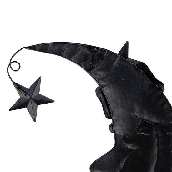 Clayre & Eef | Wanddecoratie Kerstman Wit Rood 41x3x53 cm | 6Y5810