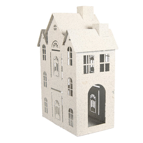 Clayre & Eef | Decoratie Huis Beige 26x16x40 cm | 6Y5930