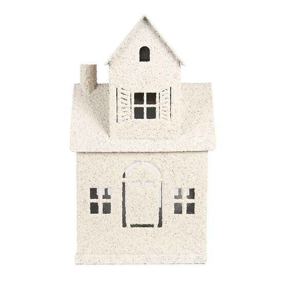 Clayre & Eef | Decoratie Huis Beige 18x14x31 cm | 6Y5933