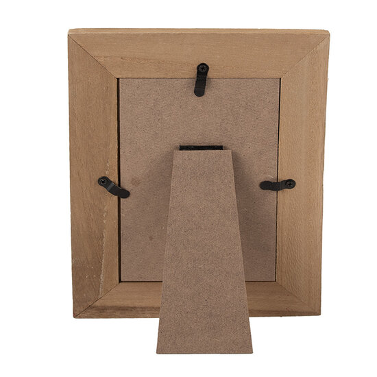 Clayre & Eef | Fotolijst Bruin Rood 16x2x21 cm / 10x15 cm | 2F1294