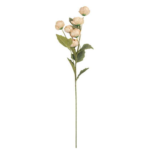 Clayre & Eef | Decoratie tak met bloemen Geel Groen 10x10x63 cm | 6PL0409Y