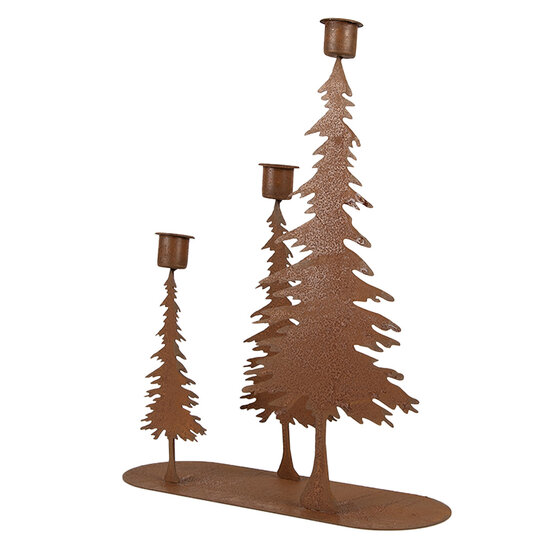 Clayre & Eef | Kandelaar Bruin 25x9x33 cm | 6Y5936