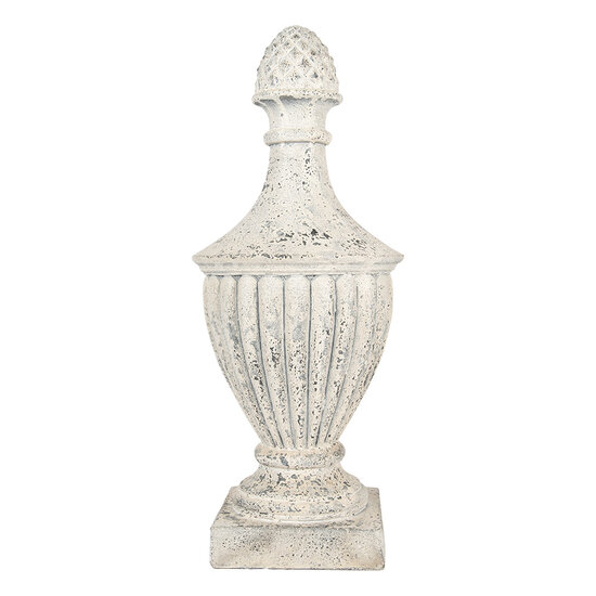 Clayre & Eef | Decoratie Ornament Beige Grijs 26x26x64 cm | 5MG0065