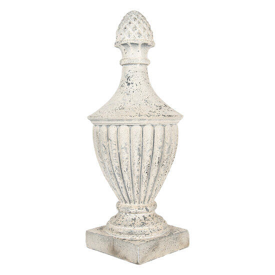 Clayre & Eef | Decoratie Ornament Beige Grijs 26x26x64 cm | 5MG0065