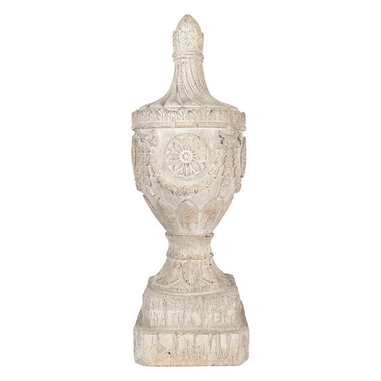 Clayre & Eef | Decoratie Ornament Beige 25x25x75 cm | 5MG0066