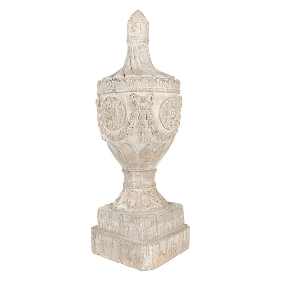 Clayre & Eef | Decoratie Ornament Beige 25x25x75 cm | 5MG0066