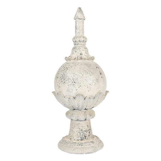 Clayre & Eef | Decoratie Ornament Beige Grijs ø 24x61 cm | 5MG0069