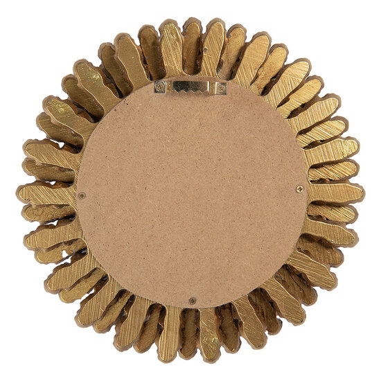 Clayre & Eef | Wandspiegel Goudkleurig ø 20x3 cm | 62S314