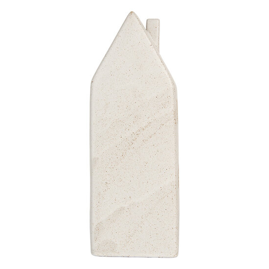 Clayre & Eef | Decoratie Huisje met LED Beige 9x7x24 cm | 6CE2175L