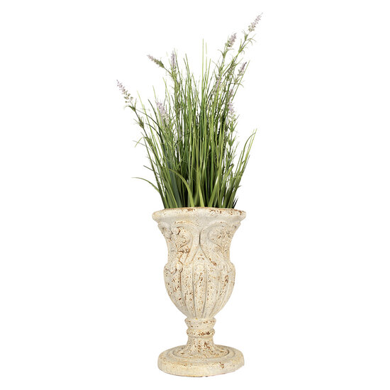 Clayre & Eef | Bloempot Binnen Beige Bruin ø 27x43 cm | 6MG0122