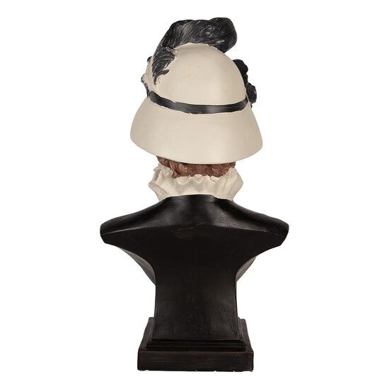 Clayre & Eef | Decoratie Buste Vrouw Beige Bruin 27x21x48 cm | 6PR5549