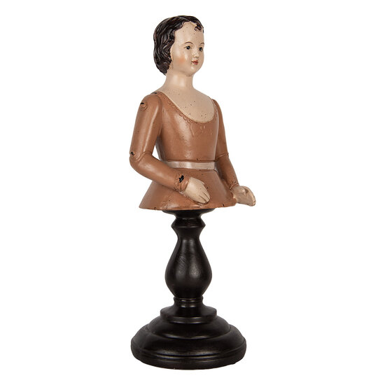 Clayre & Eef | Decoratie Vrouw Beige Bruin 16x15x40 cm | 6PR5561