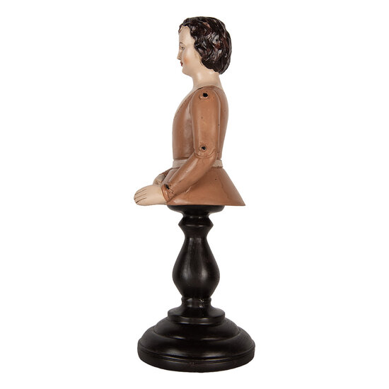 Clayre & Eef | Decoratie Vrouw Beige Bruin 16x15x40 cm | 6PR5561