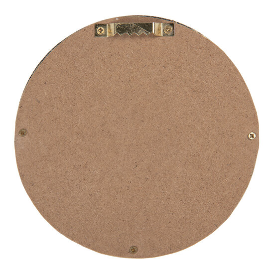 Clayre & Eef | Wandspiegel Goudkleurig ø 13x2 cm | 62S310