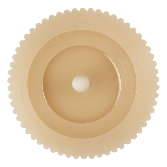 Clayre & Eef | Kaars met LED Beige ø 8x13 cm / 2xAA | 6CA0003BE