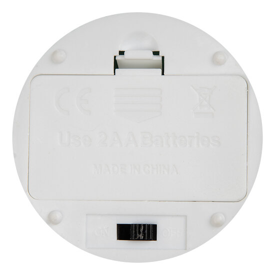 Clayre & Eef | Kaars met LED Bruin ø 8x13 cm / 2xAA | 6CA0003CH