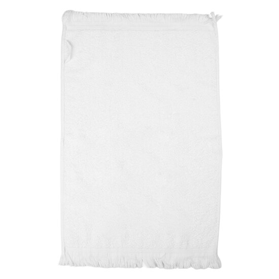 Clayre & Eef | Gastendoekje Wit Zwart 40x66 cm | CTPWS-1