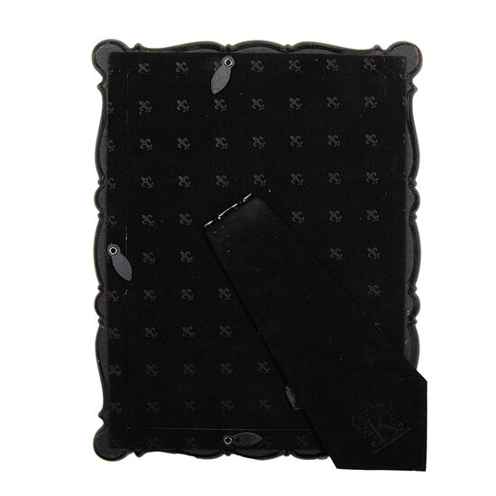 Clayre &amp; Eef   | Fotolijst Zwart Bruin 17x2x22 cm / 13x18 cm | 2F1305