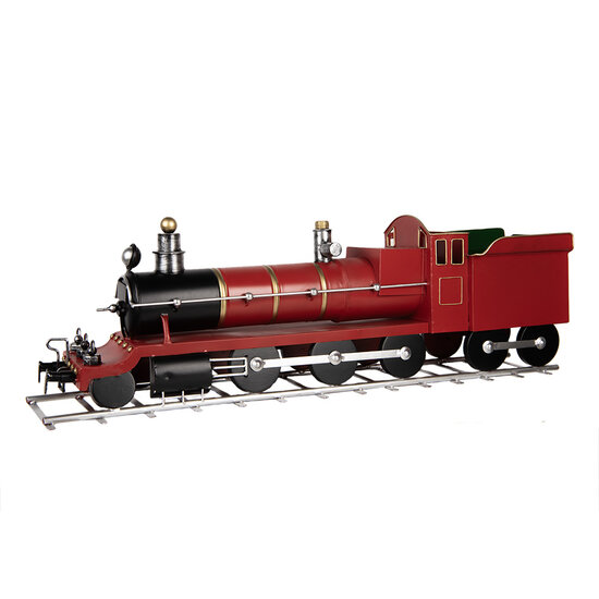 Clayre &amp; Eef   | Decoratie Trein Rood 86x18x27 cm | 5Y1304