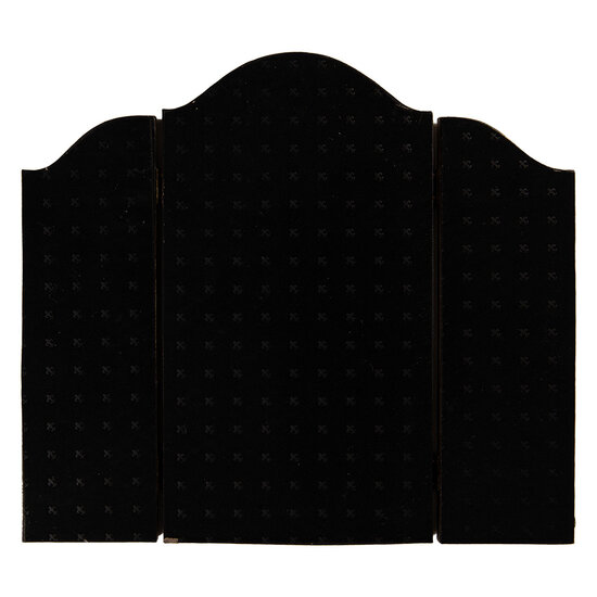 Clayre &amp; Eef   | Wandspiegel Zwart Goudkleurig 38x2x34 cm | 62S317