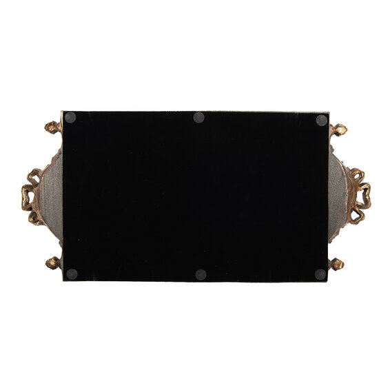 Clayre &amp; Eef   | Wandspiegel Goudkleurig 19x3x40 cm | 62S336