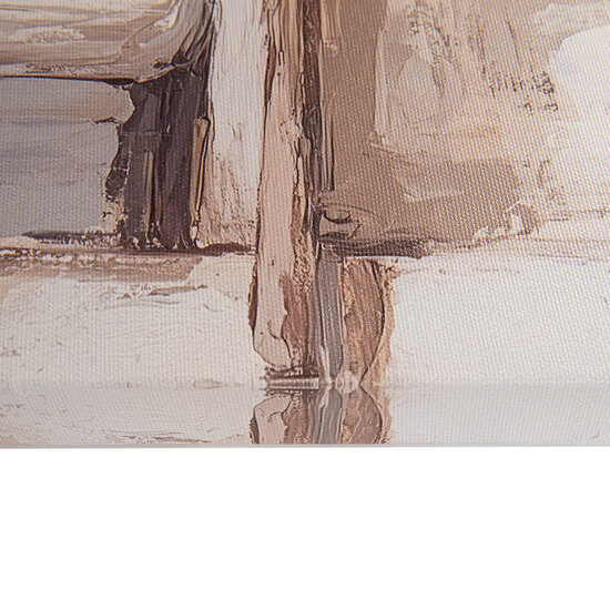 Clayre &amp; Eef   | Wanddecoratie Beige Roze 51x3x51 cm | 66266