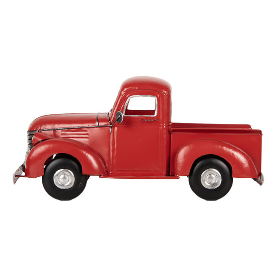 Clayre &amp; Eef   | Decoratie vrachtauto Rood 45x22x21 cm | 6Y5812