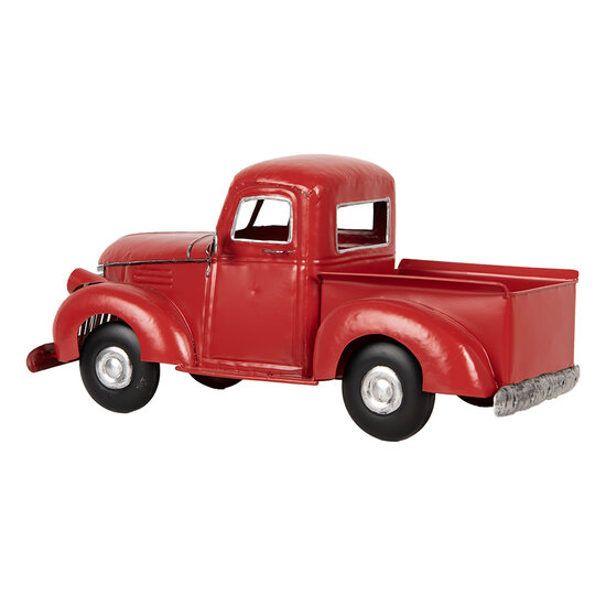 Clayre &amp; Eef   | Decoratie vrachtauto Rood 45x22x21 cm | 6Y5812