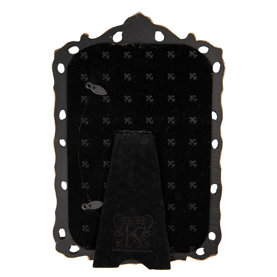 Clayre & Eef | Fotolijst Groen Goudkleurig 15x2x23 cm / 10x15 cm | 2F1241