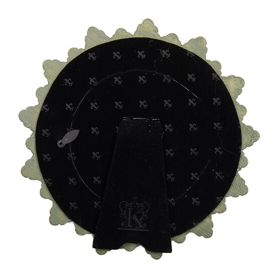 Clayre &amp; Eef   | Fotolijst Groen &oslash; 19x2 cm / &oslash; 10 cm | 2F1314