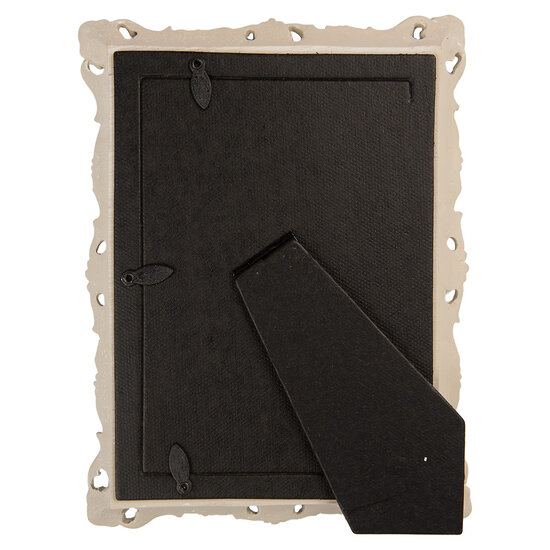 Clayre &amp; Eef   | Fotolijst Blauw Wit 16x3x21 cm / 10x15 cm | 2F1355S