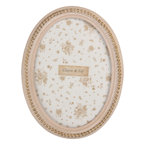 Clayre & Eef | Fotolijst Roze Goudkleurig 15x2x20 cm / 13x18 cm | 2F1370M
