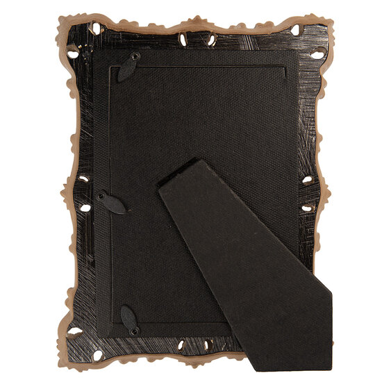 Clayre & Eef | Fotolijst Goudkleurig Grijs 17x2x22 cm / 10x15 cm | 2F1373