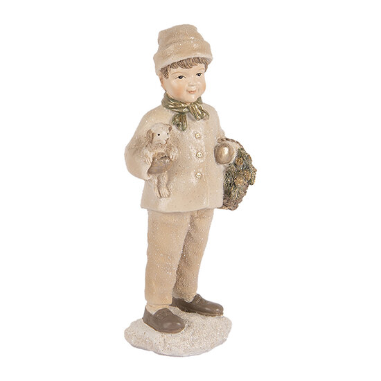 Clayre &amp; Eef   | Decoratie Kind Beige Bruin 9x7x18 cm | 6PR5535
