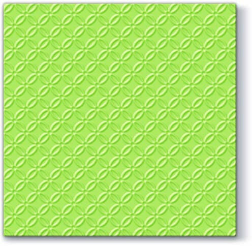 Dekoratief | Pakje 20 servetten &#039;Inspiration Modern green&#039;, 33x33cm | A700980