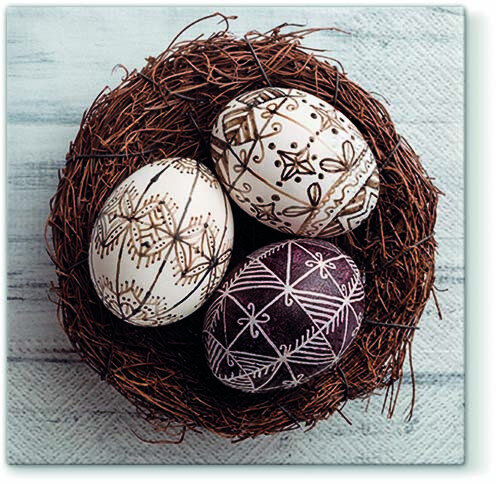 Dekoratief | Pakje 20 servetten &#039;Traditional Easter&#039; 33x33cm | A701395